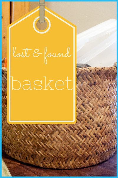Lost & Found basket